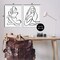 Stupell Industries Minimalist Female Figure 2 pc Framed Giclee Wall Art Set Design by Cat Thurman Designs